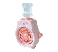 Genérico Ventilador Nebulizador Portátil | Humidificador Recargable USB | Ventilador Rociador Personal Con Tanque De Agua - Para La Mesita Nocturna Residencia Dormitorio Coche Playa Escuela
