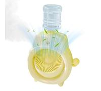 Genérico Ventilador Nebulizador Portátil,Mini Humidificador USB de Escritorio | Con Depósito de Agua y Ventilador Humidificador | para Dormitorio, Exterior, Habitación, Coche, Playa, Escuela