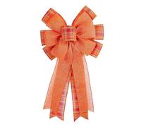 Generisch 2026 Halloween Deko Thanksgiving Schleife Party liefert Festival gestreifte Dekorationen für Tischschmuck Erntedank Feier Wohnaccessoire Bastelbedarf Saisonale Akzente (B, One Size)