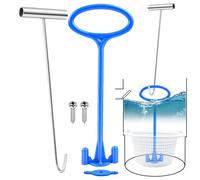 Generisch Asa para cesta de piscina, gancho para filtración de piscina | accesorios de polipropileno y metal para interiores, jardines, patios traseros y piscinas de suelo, 10,43 x 2,44/12,4