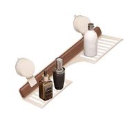 Generisch Bandeja de ducha sin taladros, soporte para jabón, organizador de | Ventosa estante de lavabo sobre grifo para artículos de baño, cepillo de peine de ducha, cocina, dormitorio