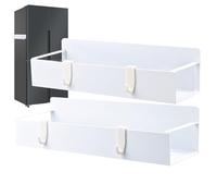 Generisch Bandeja magnética para tazas | Soporte magnético para botellas de agua para frigorífico, cocina, comedor, baño, casa, autocaravana, microondas
