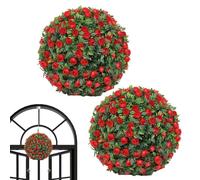 Generisch Bola de topiar artificial para exteriores, bolas de topiar artificiales, para jardín, boda, balcón, patio trasero