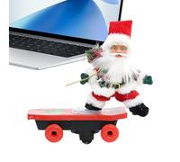Generisch Claus Figurine, Animated Musical Decoration, Home Office Bedroom Accent, Bookshelf Mantel Living Room Display, Homeowners Party Hosts Collectors, Christmas Toy Novelty, Battery Operated