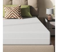 Generisch Colchón de espuma fría de 160 x 200 cm y 16 cm de altura, dureza media, colchón de espuma ergonómico D25 con funda extraíble lavable, apto para alérgicos, envasado al vacío