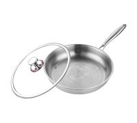 Generisch Cooking Pans - Non Stick Frying Pan | Titanium Pan for Busy Families, Heat Resistant Cooking Skillet with Lid, Kitchen Cookware, Non Stick Cookware for Meal Prep, Home Cooks and Beginners