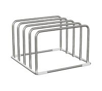 Generisch Cutting Board Stand - Estante organizador de acero inoxidable