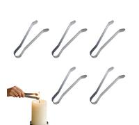 Generisch de velas, dispositivo de acero resistente al calor de 5 piezas - de velas con pinza de metal | Adecuado para hombres, mujeres, amigos, hogar, cocina, interior, cumpleaños