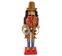 Generisch Figura decorativa de soldado de madera pintada a mano para la colección, durabilidad, artesanía, soldado de nogal, figura