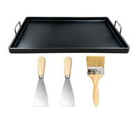 Generisch Grill Pan | Rectangular Non-Stick Cookware | Grill Griddle | Para Camping Exterior Interior Restaurante Tailgating Kitchen Pancake Bread Steak Vegetables