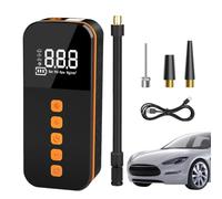 Generisch Inflador portátil de plástico ABS, calibre de presión digital sin | Air Pump Auto Stop Overload Protection | Multimodo Electric Compressor, Power Bank Inflation Tool for Car, Motorcycle, Bike