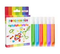 Generisch Lápices de colorear, lápices de dibujo 3D mágicos para niños | Accesorios de pintura decorativos lavables para cerámica, metal y madera