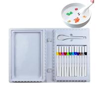Generisch Lápices mágicos de agua - 12 colores mágicos flotantes, rotuladores borrables, de cerámica | Juego de lápices de pintura para niños, escuela, aula, manualidades, pintura, dibujo, juguete
