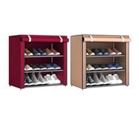Generisch Organizador de botas extensible ajustable de 4 niveles para zapatos, estantes de entrada de pie | Armario puerta zapatos armario organizador para el hogar almacenamiento