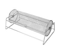 Generisch Red de tubo para barbacoa, accesorio para barbacoa | Barbacoa Y Barbacoa Barbacoa Malla Herramientas BBQ Accesorios Cesta Tubular Malla de Acero Adecuado para Pescado, Camarones