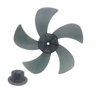 Generisch Repuesto de hoja para ventilador de pie - ABS eléctrico Pedestal Wind Blower Part with Nut Cover Room Fan Leaf for Table, Wall, Living Room, Home, Office, Patio, Garaje