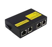Generisch RJ45 RJ11 RJ12 CAT5 UTP LAN comprobador de cable de red telefónica detector de línea telefónica herramientas de prueba remota red mini comprobador de cables