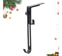 Generisch Soporte de almacenamiento de Navidad, colgador de puerta frontal, estante antideslizante para decoraciones de árboles, bastones de dulces, casa al aire libre, puerta de jardín, escalera