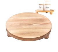 Generisch Soporte de base de madera organizador de perfume | Jabones de madera para encimera, fregadero, lavabo, mesita de noche, centro de mesa, entrada