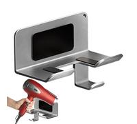 Generisch Soporte para secador de pelo, gancho de almacenamiento para plancha de pelo, soporte para secador de pelo, para baño, hogar, dormitorio, salón, hotel, gimnasio, dormitorio universitario