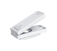 Generisch Soporte para taza de detergente con boquilla dosificadora, práctico botón dosificador para suavizante, detergente y cuidado textil, práctica opción de almacenamiento para lavadora, cocina y
