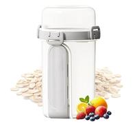 Generisch Vaso para ensalada - Recipiente para alimentos a prueba de fugas con tenedor y cuchara | Meal Prep Snack Postre Taza, para casa, oficina, congelador, exterior, , postre, nueces