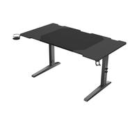Genesis Mesa Gaming Holm Modular 140cm MDF y Acero Altura Ajustable LED y Gestión de Cables
