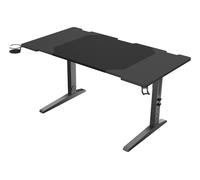 Genesis Mesa Gaming Holm Modular 140cm MDF y Acero Altura Ajustable LED y Gestión de Cables