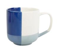 GENEVIEVE LETHU Taza de 31 cl New Bone Collection SONIA & ROBERT Ø 8 cm H 9 cm, color azul