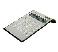 Genie DD400 - Calculadora de mesa (con Dual-Power, 10 dígitos), color plateado