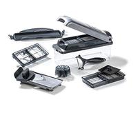 Genius Nicer Dicer Plus - Cortador de verduras (12 piezas) A34141, color plateado y negro