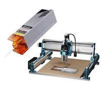 Genmitsu 4040-PRO MAX Fresadora CNC + 5W Módulo de grabado láser para fresado de madera, metal y acrílico, control GRBL, máquina de grabado de 3 ejes con recortadora de 710 W