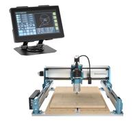 Genmitsu 4040-PRO MAX Fresadora CNC + 7" Módulo de controlador | control GRBL, máquina de grabado de 3 ejes con recortadora de 710 W y accionamiento de riel lineal