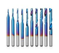Genmitsu O-Flute Spiral End Mill Set, 1/8" Shank, 10 PCS