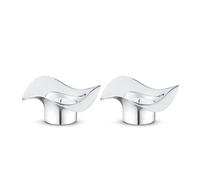 Georg Jensen 2 Portavelas Cobra acero inoxidable