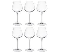 Georg Jensen 6 Copas de vino tinto Sky 50 ristalino