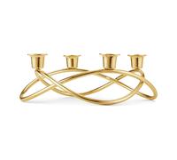 Georg Jensen Candelabro Season Ø26 cm chapado en oro