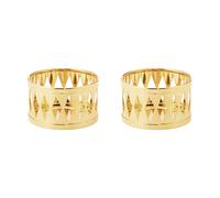 Georg Jensen candelero para vela de té de 2026 Dorado. pack de 2 piezas