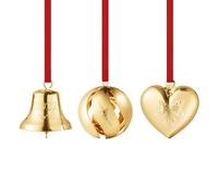 Georg Jensen CC 2022 GIFT SET, BALL, BELL, HEART, GOLD 10020124