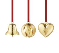 Georg Jensen CC 2023 GIFT SET BELL BALL HEART 3 PCS 18 KT GOLD PLATED 10020180
