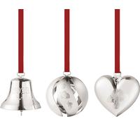 Georg Jensen CC 2023 GIFT SET BELL BALL HEART 3 PCS PALLADIUM PLATED 10020179