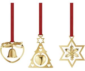 Georg Jensen CC 2024 MINIATURE MOBILES SET HEART, TREE, STAR 3 PCS 10020419