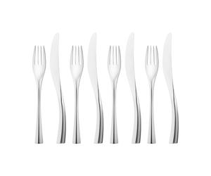 Georg Jensen Juego de cubiertos Cobra 8 piezas Acero inoxidable