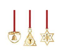 Georg Jensen Miniatura móvil 2024. 3-pack Chapado en oro