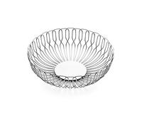 Georg Jensen Panera Alfredo, cuenco de alambre acero inoxidable, diámetro 26.2 cm altura 8 cm