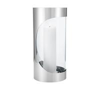 Georg Jensen Portavelas Chrome contours hurricane 33 cm Acero inoxidable