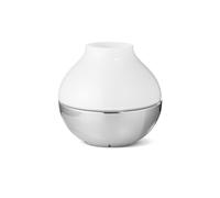 Georg Jensen Portavelas con Cubierta de Vidrio Esmerilado Blanco