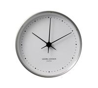 Georg Jensen Reloj de pared Koppel. blanco-acero inoxidable Ø 10 cm