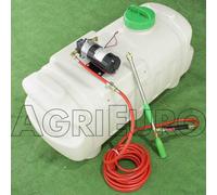 GeoTech CZ-100 - Depósito para tratamientos fitosanitarios de 100 L para tractor cortacésped - eléctrico