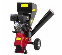 GeoTech GS150EL - Biotrituradora de gasolina - Motor Loncin de gasolina 15 HP -arranque eléctrico